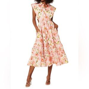 MISA Nicole Dress In Blushing Flora
